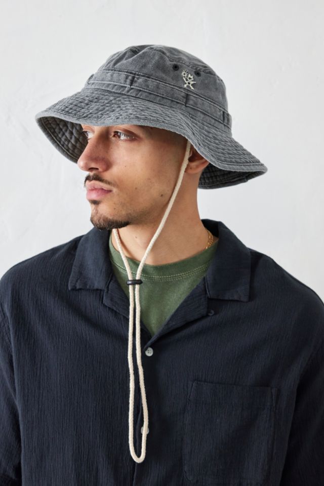UO Nomad Washed Black Boonie Hat | Urban Outfitters UK