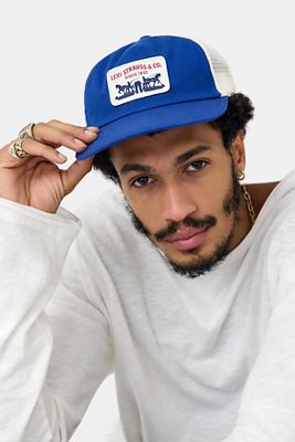 Levi's Blaue Presidio Trucker-Mütze