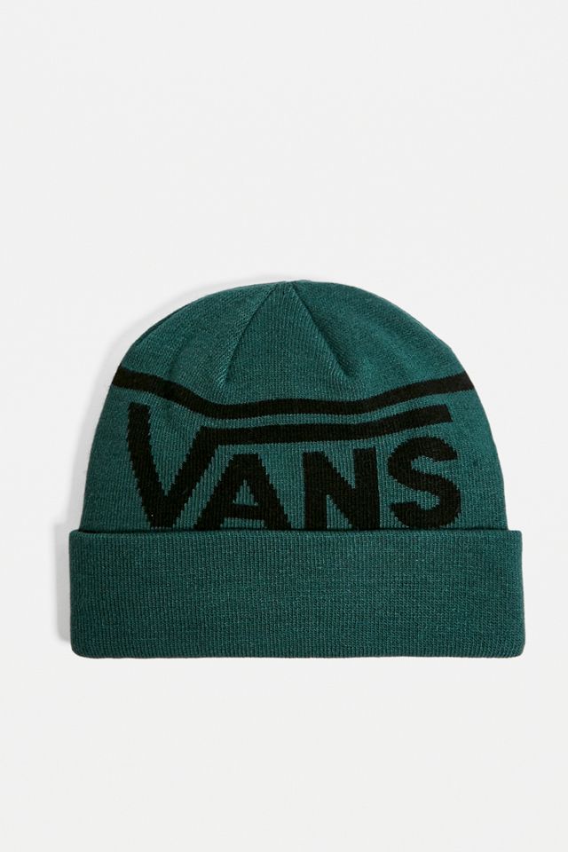 Vans – Grüne Beanie „Drop V“ mit Umschlag #2