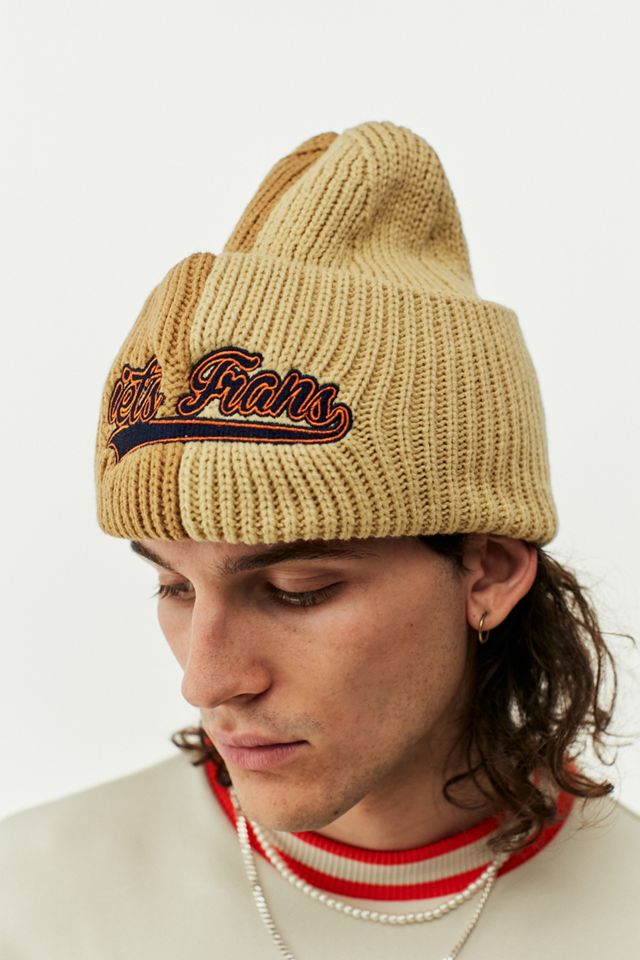OVRSZED SPLCE BEANIE ECRU Urban Outfitters UK
