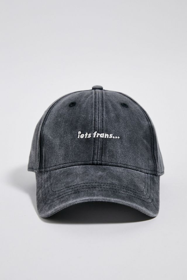 iets frans... Washed Black Baseball Cap #1