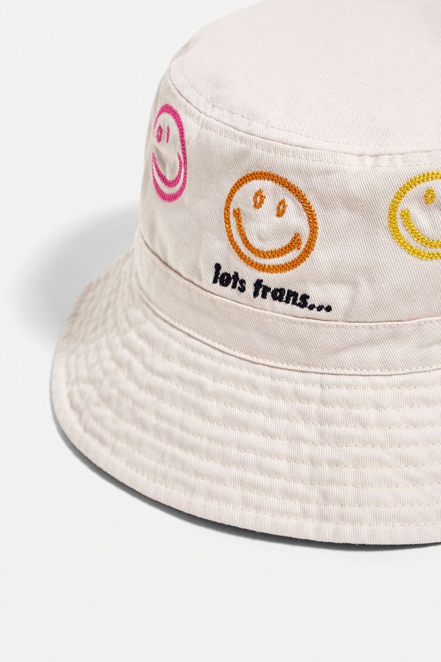 iets frans... X Smiley Limited Edition Ecru Bucket Hat  #2