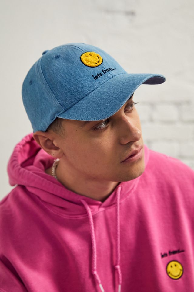 iets frans... X Smiley Limited Edition Denim Baseball Cap | Urban