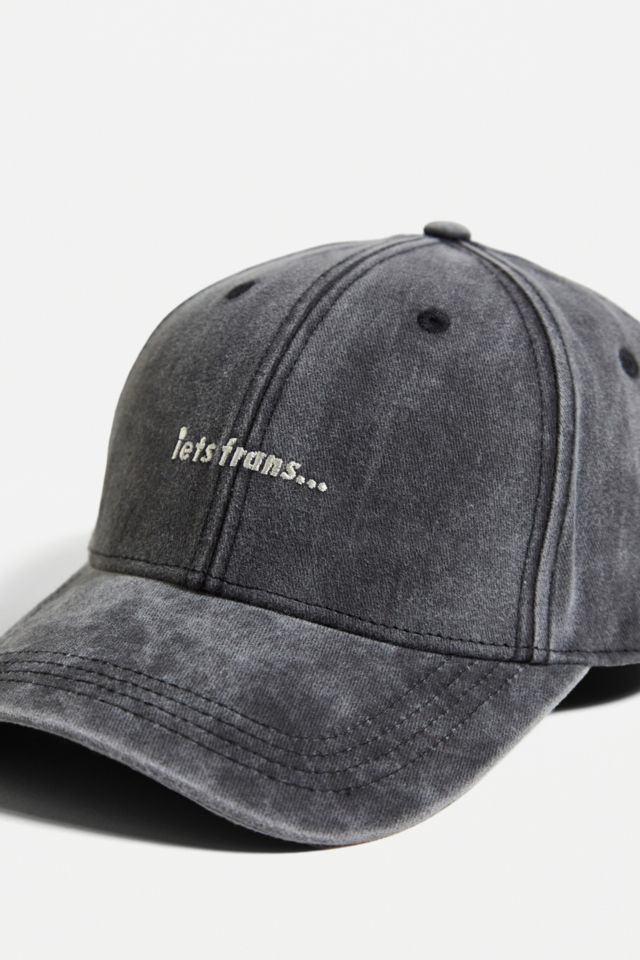 iets frans... Washed Black Baseball Cap | Urban Outfitters UK