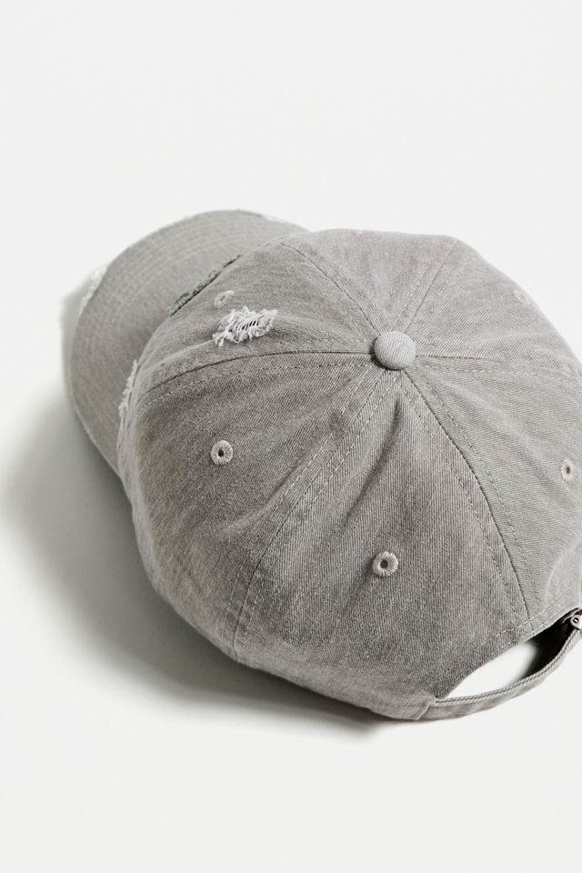 BDG Grey Distressed Logo Cap  #3