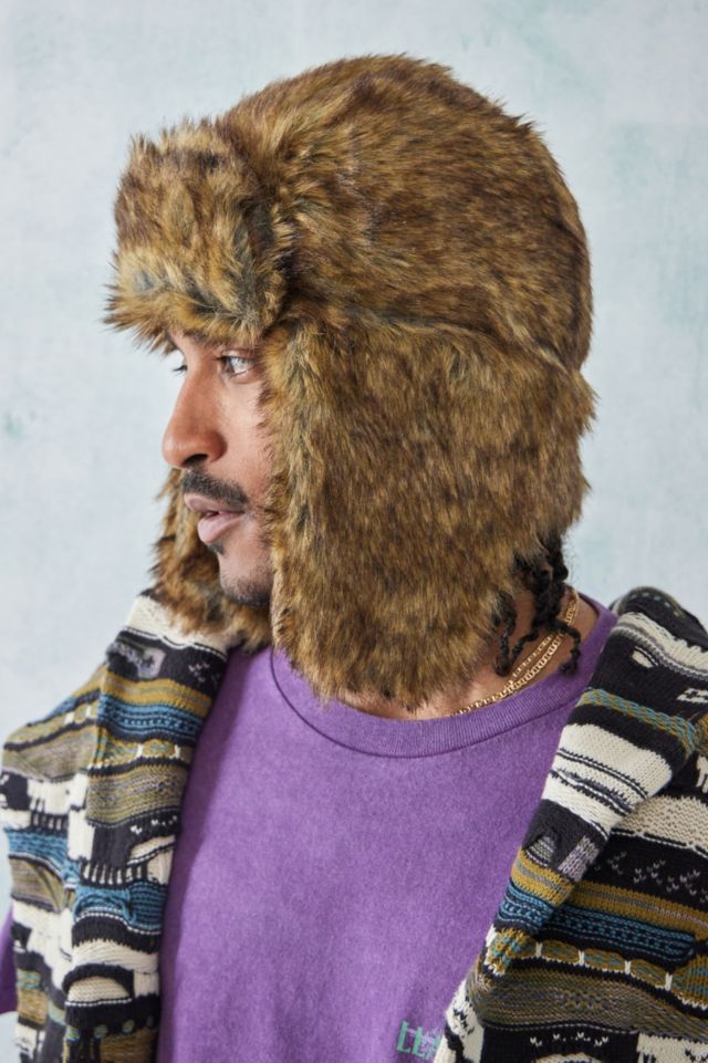 UO Faux Fur Trapper Hat | Urban Outfitters UK