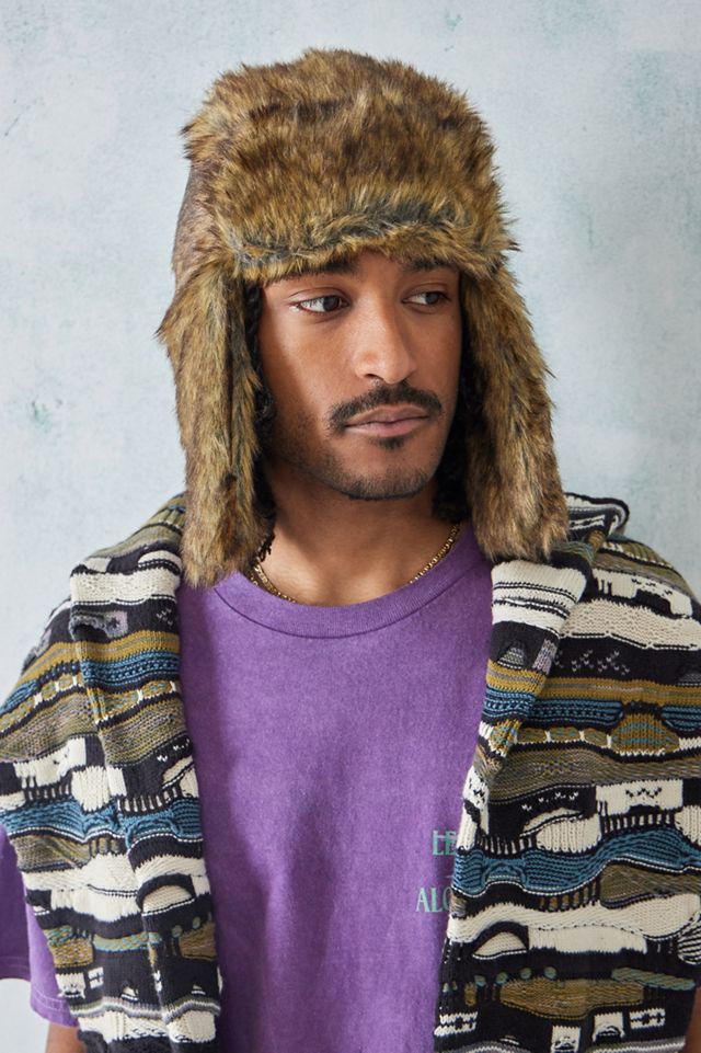 UO Faux Fur Trapper Hat | Urban Outfitters UK