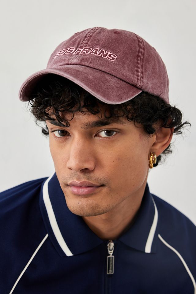 iets frans... Washed Pink Big Embroidered Baseball Cap  #1