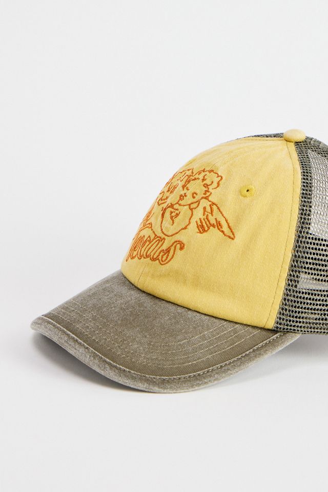 Casquette de camionneur jaune UO Texas #1