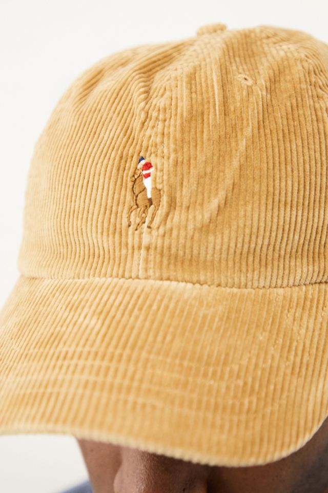 Casquette ralph lauren velour cotelé hot sale