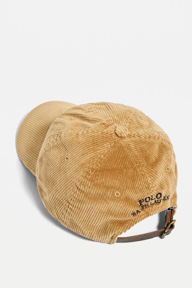 Polo Ralph Lauren Ecru Corduroy Baseball Cap #2