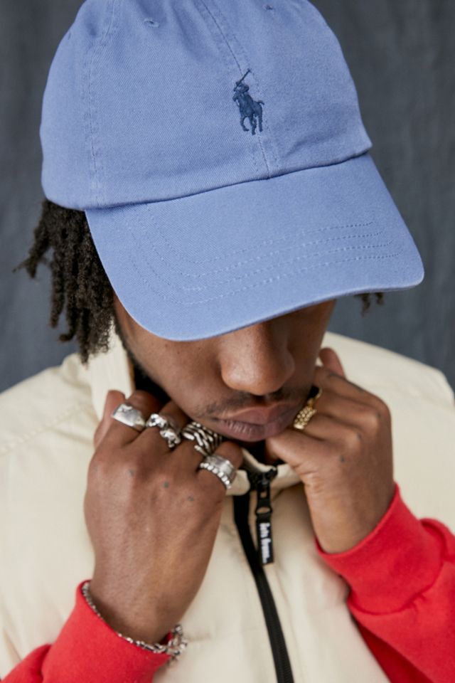 Polo Ralph Lauren Blue Cotton Cap | Urban Outfitters UK