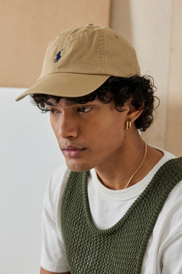 Beige ralph lauren hot sale cap