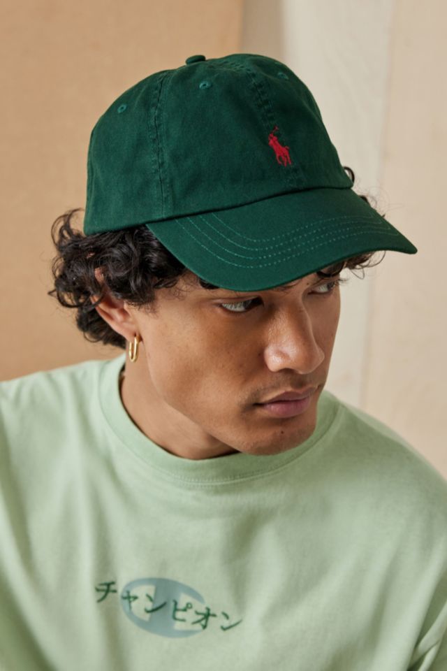 Polo Ralph Lauren Green Twill Cap | Urban Outfitters UK