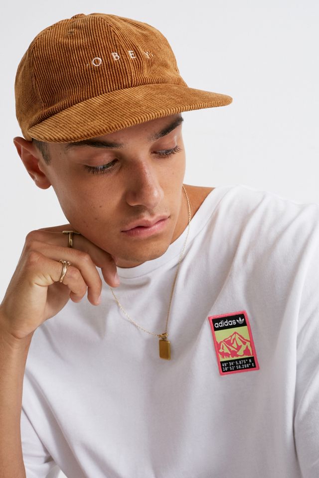 Casquette Obey Pour Homme - Blanche, Réglable - Tissu Croisé - Occasion Bon état