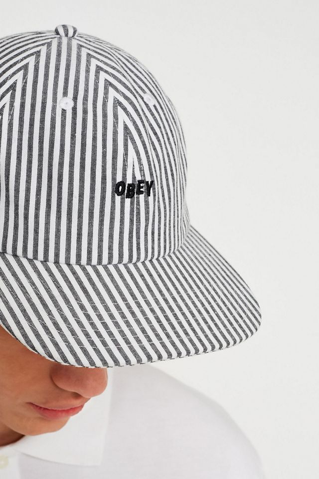 OBEY Cypress Striped 6-Panel Cap #3