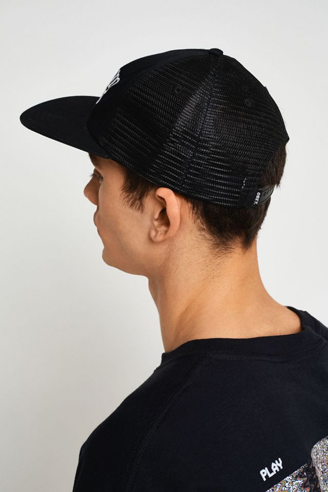 OBEY Runnin Black Trucker Cap #3