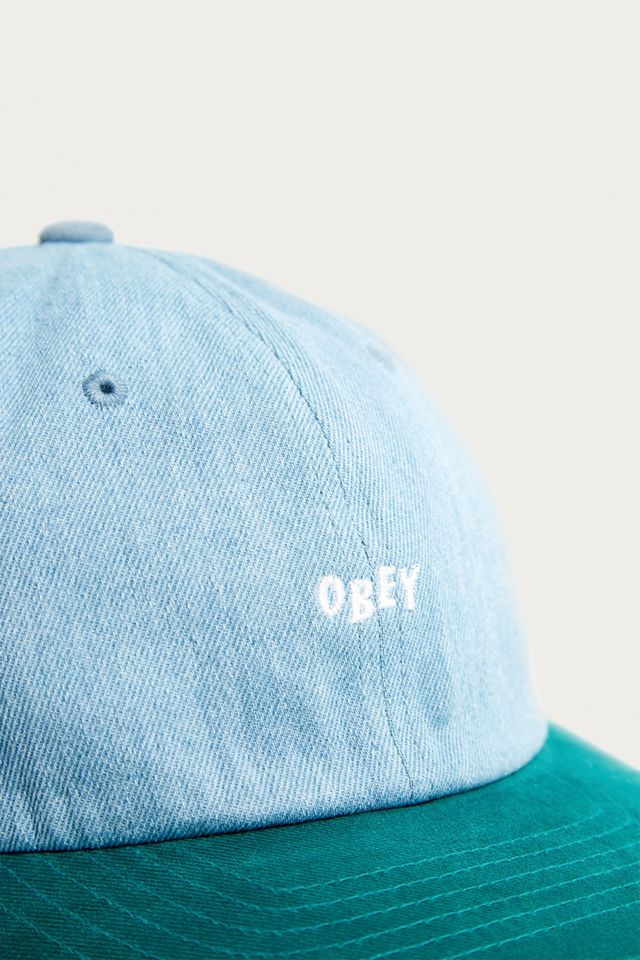 OBEY Wardlow 6-Panel Teal Cap #2