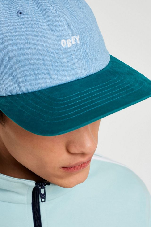 OBEY Wardlow 6-Panel Teal Cap #3