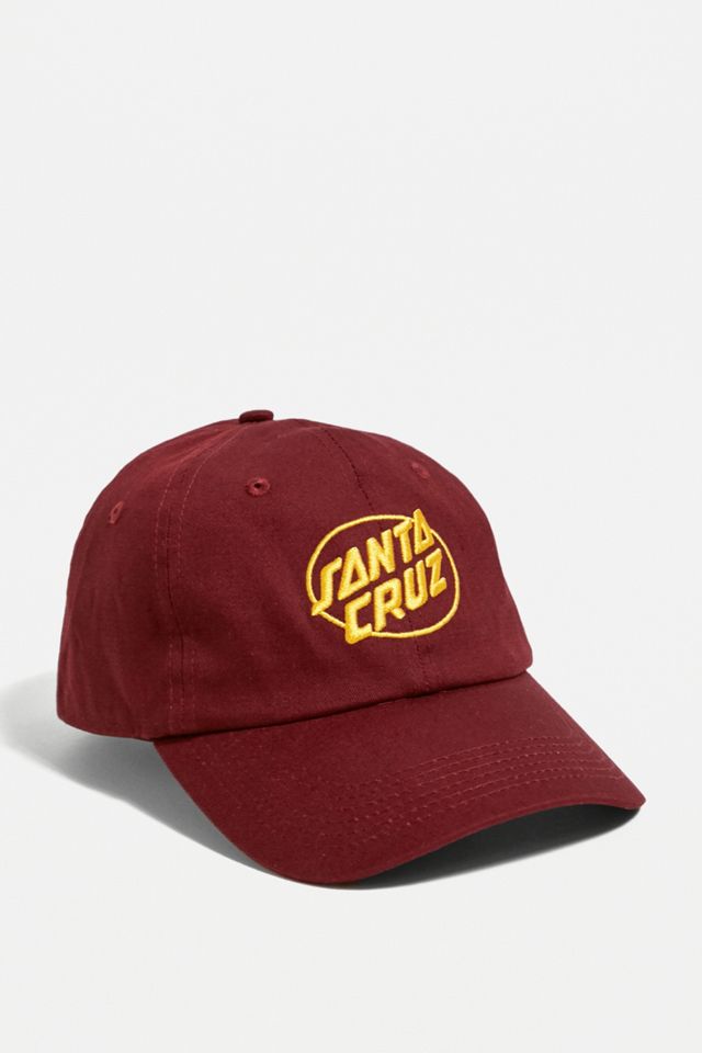 Santa Cruz Maroon Club Oval Dot Baseball Cap #2