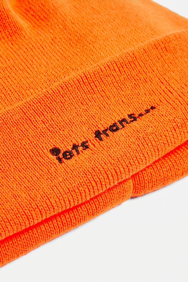 iets frans… – Mini-Skater-Beanie in Neonorange #2