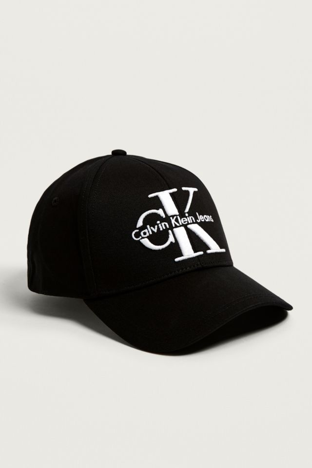 Black calvin shop klein baseball cap