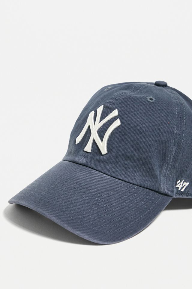 Casquette Courbée Marron Claire Ajustable Avec Logo Bleu Marine 9TWENTY Core Classic New York Yankees Mlb New Era