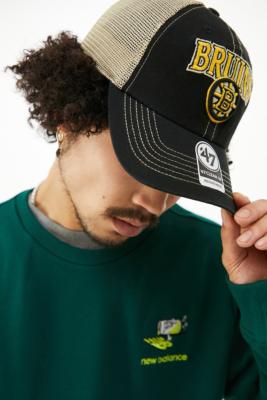 bruins trucker hat