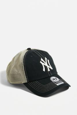 Urban Outfitters New York Yankees Trucker Cap '47 Snapback Hat Wine Re -  beyond exchange