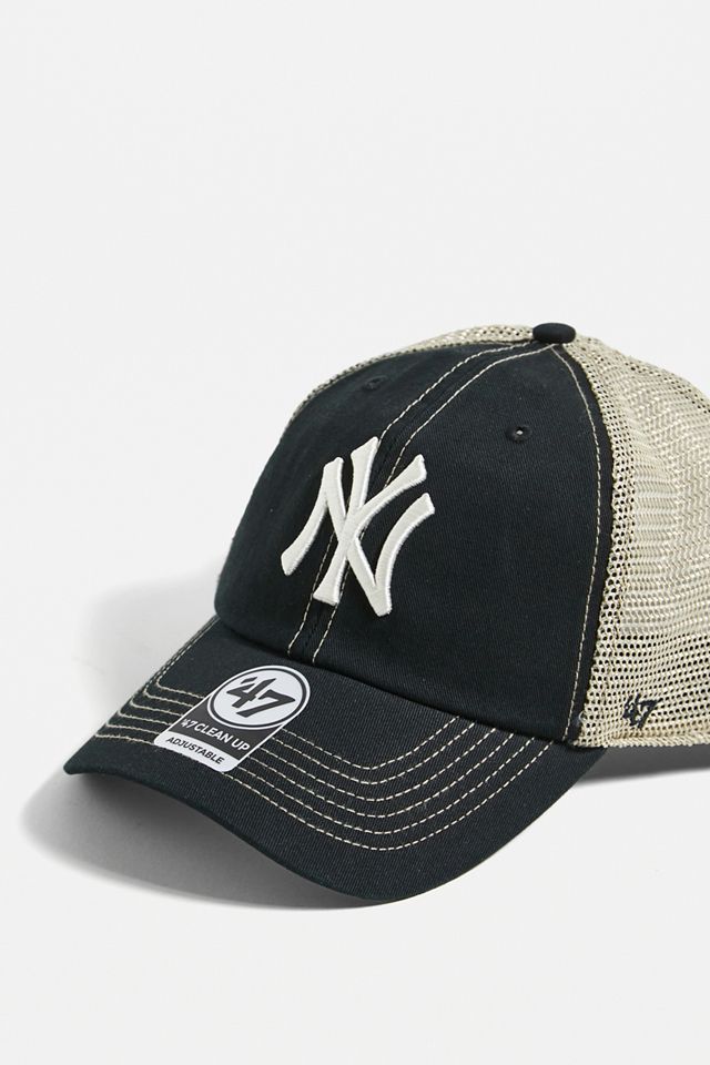 Urban Outfitters New York Yankees Trucker Cap '47 Snapback Hat Wine Re -  beyond exchange