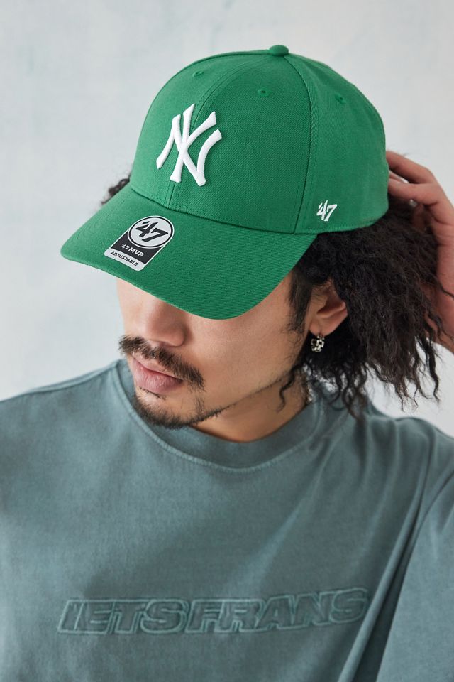 '47 Brand NY Yankees Green Baseball Cap #1