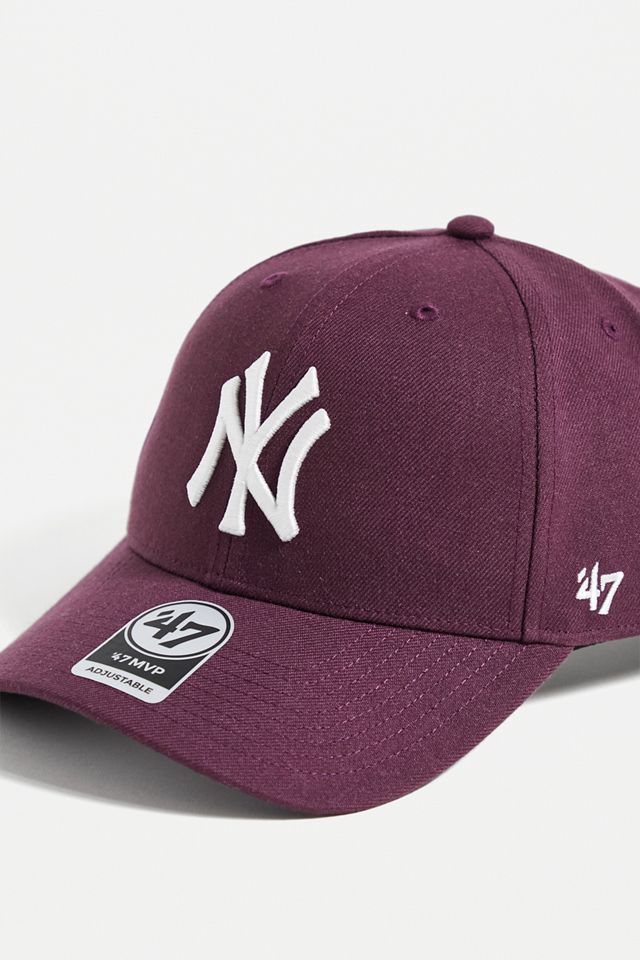 '47 Brand - Casquette de baseball des Yankees de NY couleur prune  #2