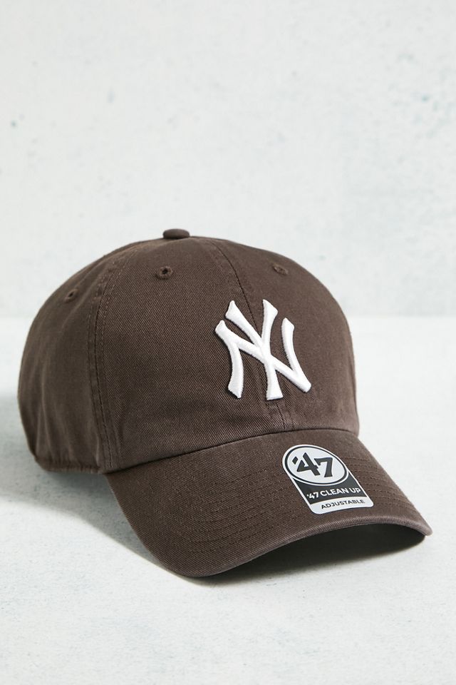 '47 Brand NY Yankees Brown Baseball Cap | Urban Outfitters UK