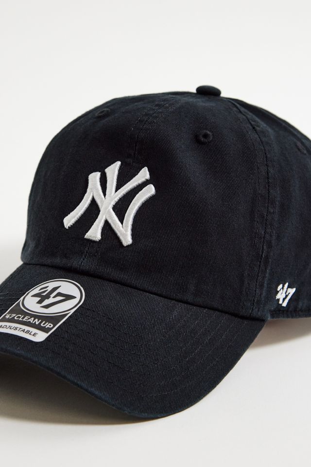 '47 Brand NY Yankees Black Baseball Cap | Urban Outfitters UK