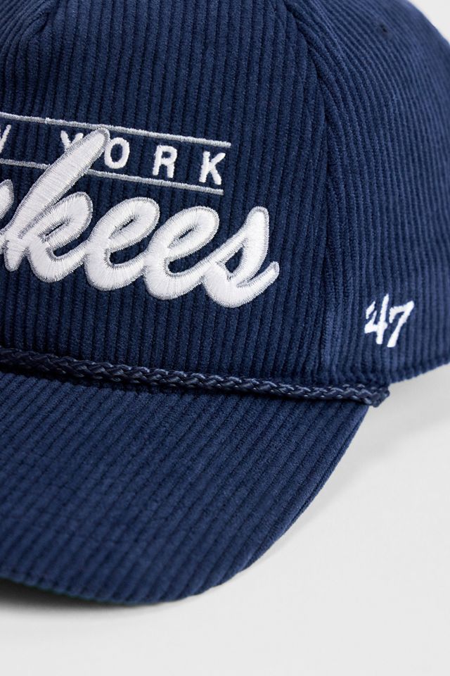 '47 Brand Navy NY Yankees Rope Corduroy Baseball Cap #1