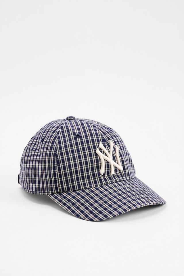Gorra de los NY Yankees a Cuadros Azul Marino Exclusiva de UO de 47' Brand #1