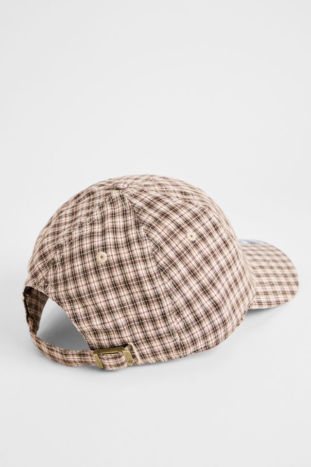 Casquette Clean Up NY Yankees à carreaux marron '47 Brand exclusivité UO #2