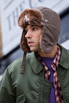 '47 Brand UO Exclusive Houndstooth Trapper Hat
