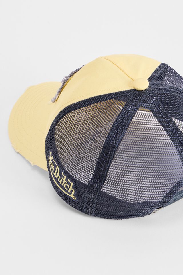 Casquette de camionneur Von Dutch UO Exclusive jaune #2