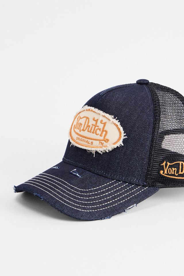 Casquette de camionneur en denim Von Dutch Exclusivité UO #1