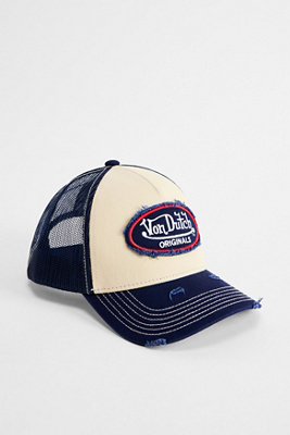 Casquette de camionneur Von Dutch bleue