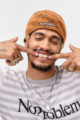 Cappello No Problemo con Teschio Glitch