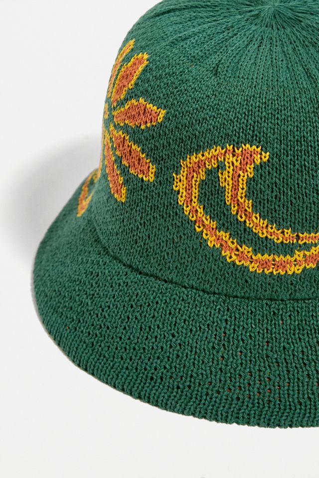 UO Knitted Flower Surf Bucket Hat #2