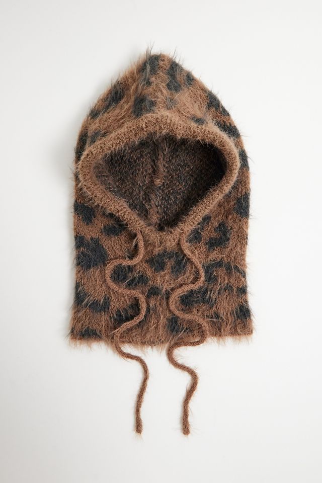 UO Leopard Print Knit Hood #2