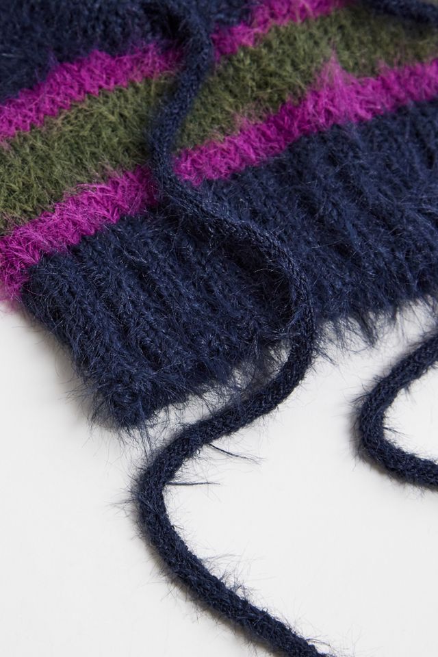 UO Stripe Knit Hood #1