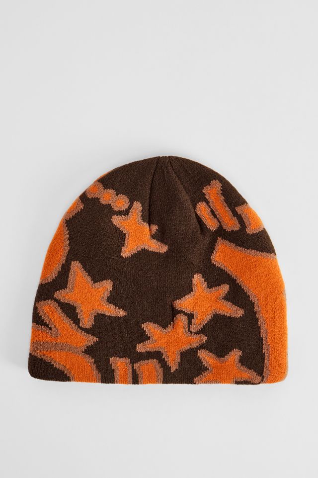 iets frans... Gorro Naranja con Grafiti #2