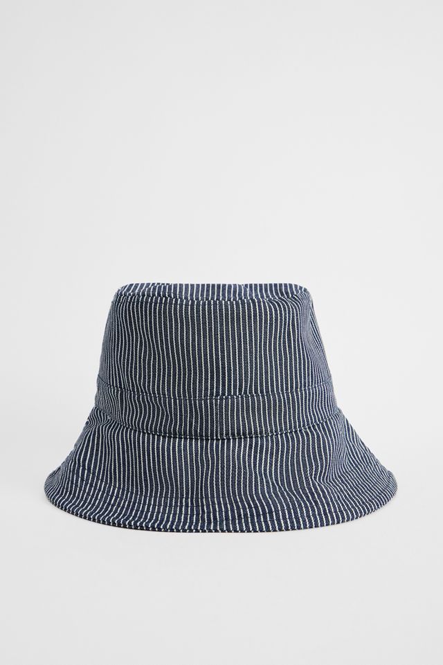 Cappello a secchiello a righe blu marino iets frans... #2