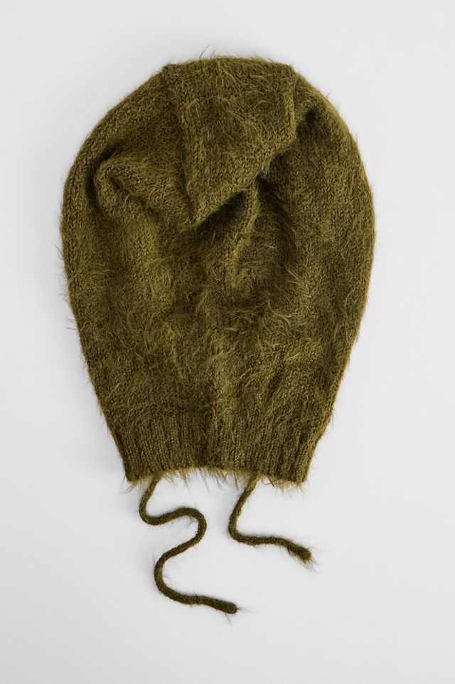 UO Khaki Fluffy Hood #2