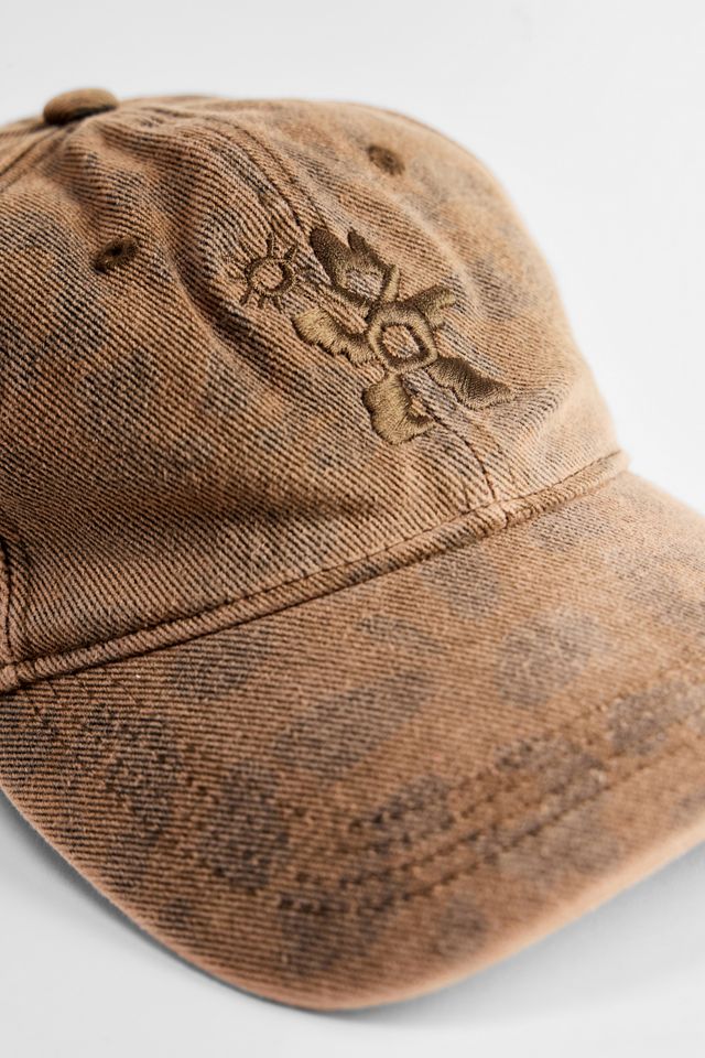 Ayker Washed Leopard Print Embriodered Cap #1