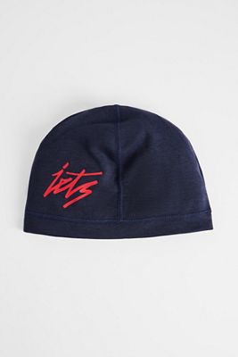 Bonnet en jersey bleu marine avec tête de mort iets frans...